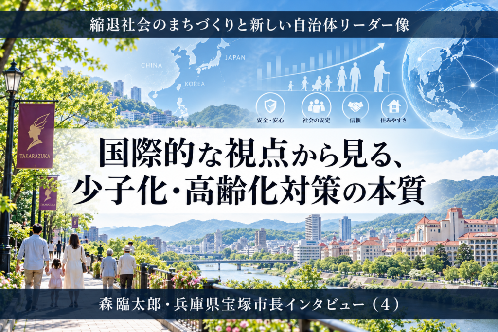 国際的な視点から見る、少子化・高齢化対策の本質～森臨太郎・兵庫県宝塚市長インタビュー（４）～